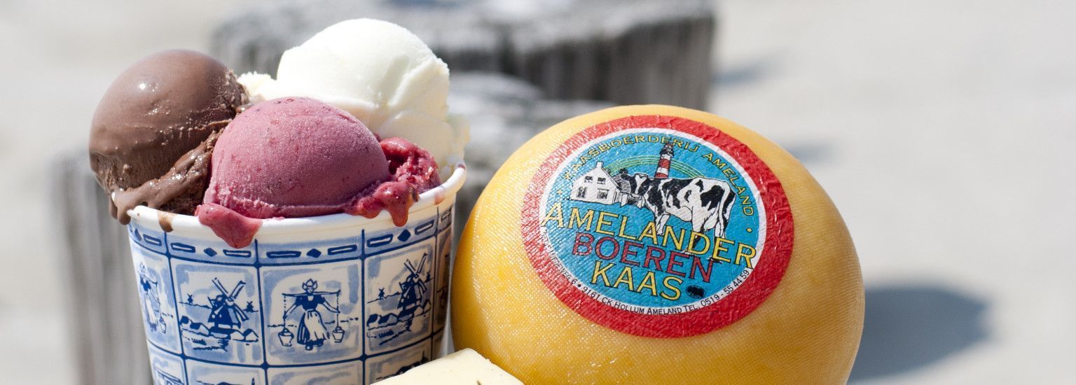 Ameländer Bauernkäse und Bauerneis - Ameländer Produkte - VVV Ameland