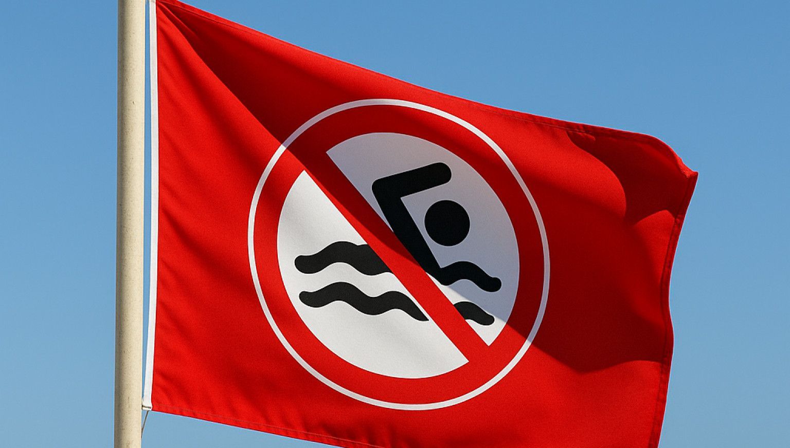 Rode vlag - VVV Ameland