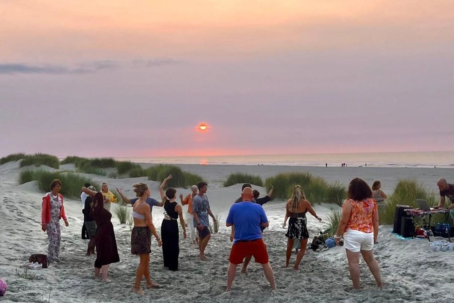 Kakao und Ecstatic Dance am Strand von Ameland