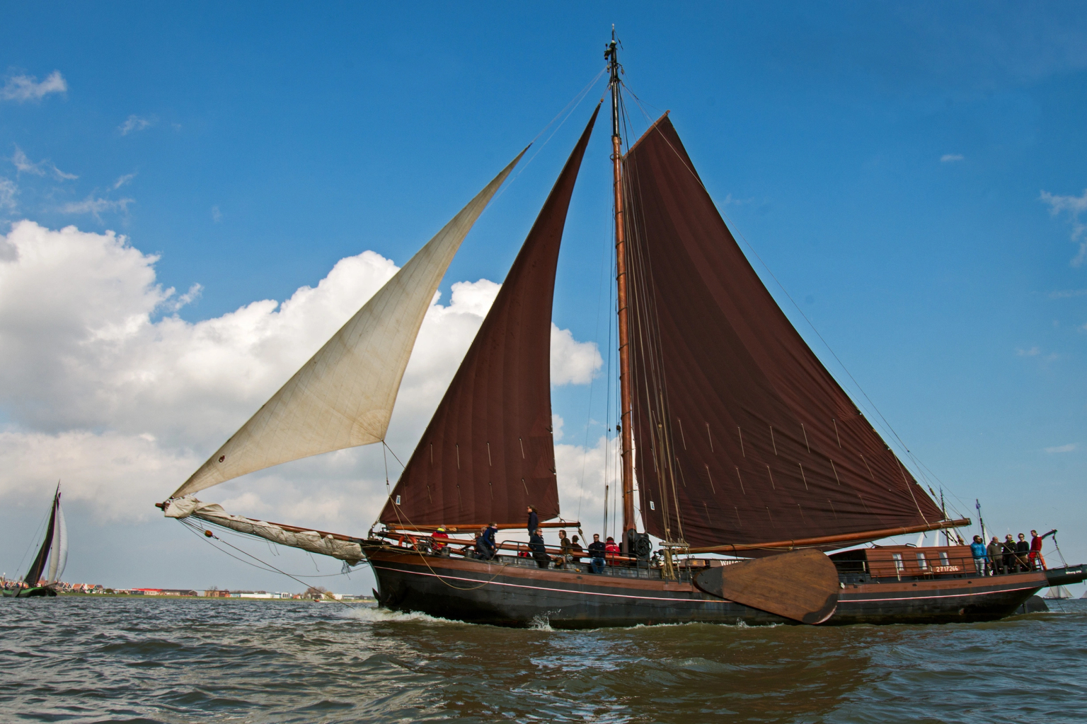 Trocknungsfahrt nach Terschelling mit der Willem Jacob