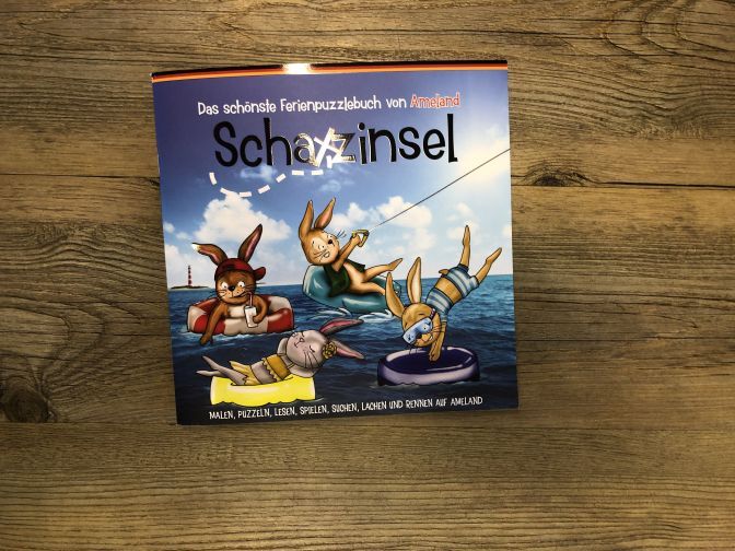 Ferienpuzzlebuch 'Schatzinsel' - Webshop VVV Ameland