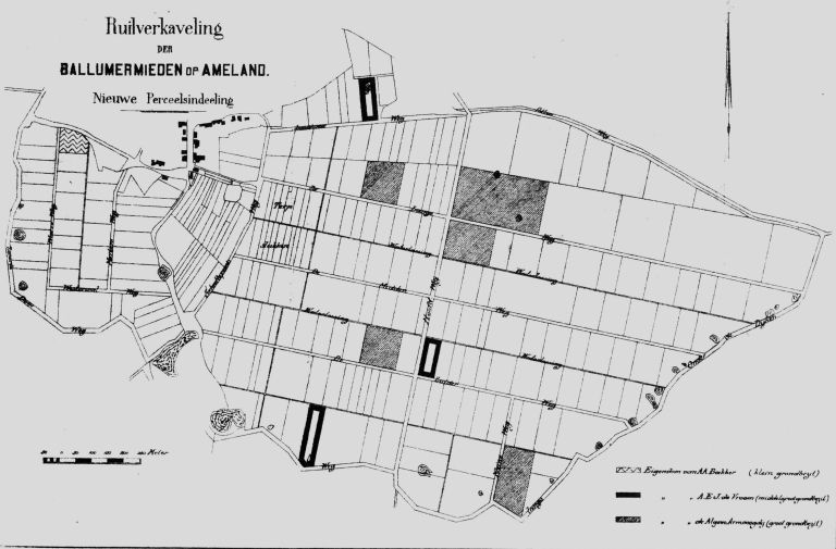 Ruilverkaveling nieuwe perceelsindeling - VVV Ameland