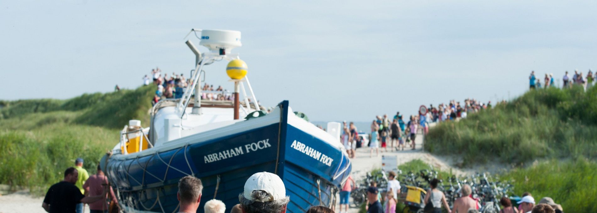 Vorführung des Pferderettungsbootes - VVV Ameland