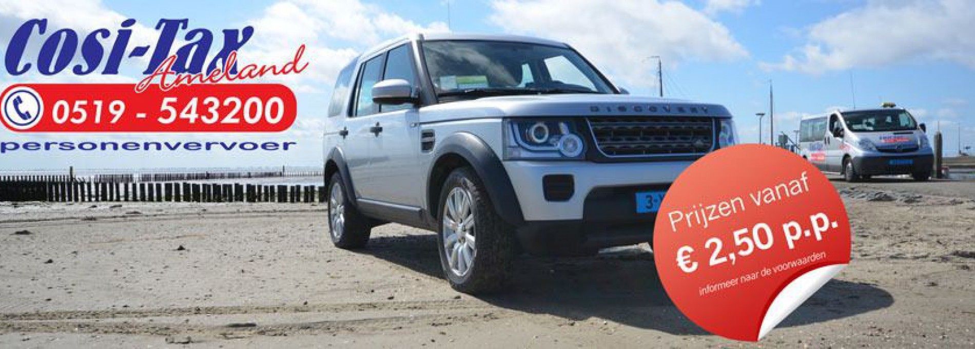 Taxiunternehmen Cosi-tax Ameland