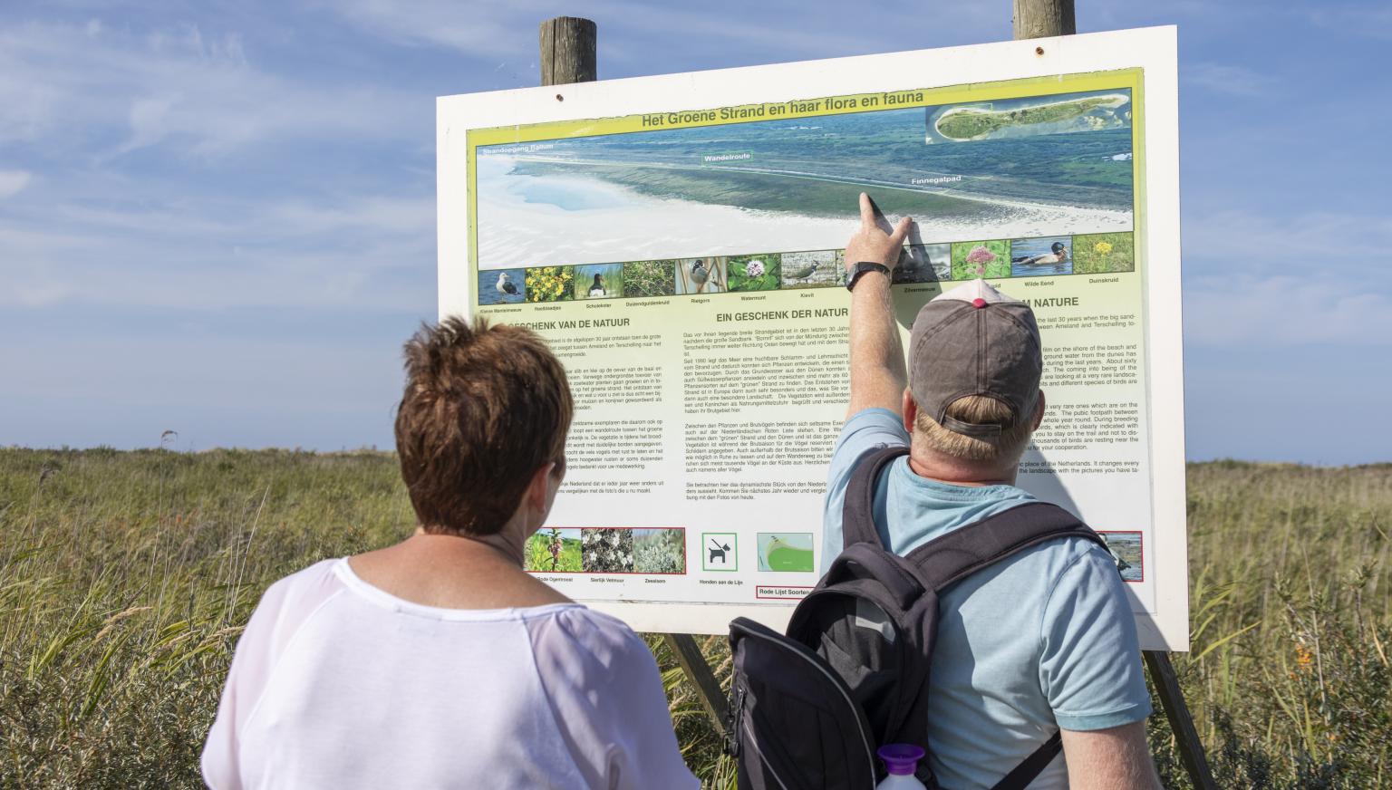 Karte von Ameland - VVV Ameland