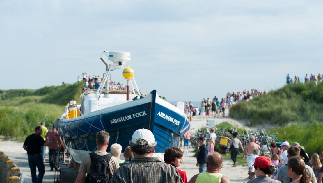 Vorführung des Pferderettungsbootes - VVV Ameland