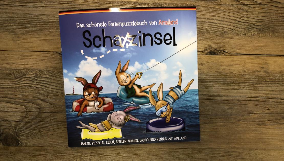 Ferienpuzzlebuch 'Schatzinsel' - Webshop VVV Ameland